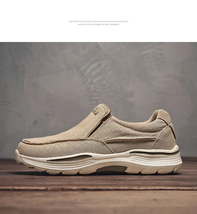 Men's Shoes Comfortable Canvas Shoes Breathable Loafers Men's Walking Sports Shoes Men's Trendy Casual Sports Shoes