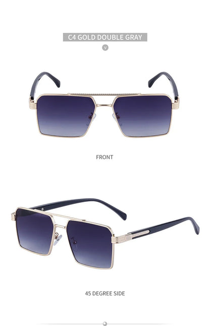 2023 Square Sunglasses For Men Luxe Sunglasses Women Trendy Vintage Fashion Glasses Sun Gafas De Sol Hombre Lunette Soleil Femme