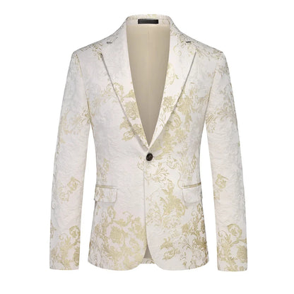 Men's Red Single-Button V-Neck Suit Jacket, Asian Sizing Long Sleeve Coat, Wedding Party Wear Blazers. 2026 New