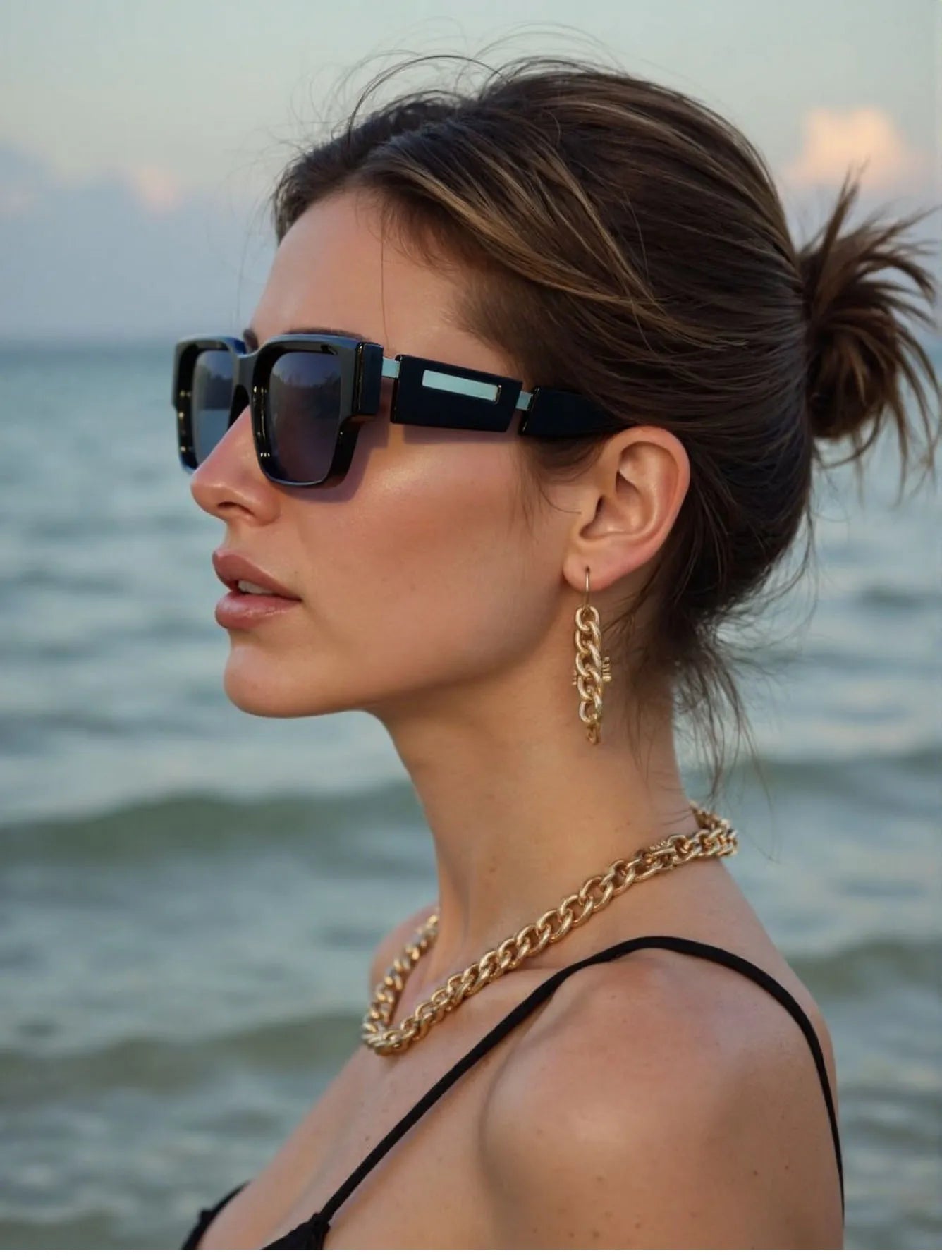 Retro Sunglasses Women Trendy Vintage Square Sunglass Men Fashion Glasses Shades Luxe Lunette Soleil Femme Gafas De Sol Hombre