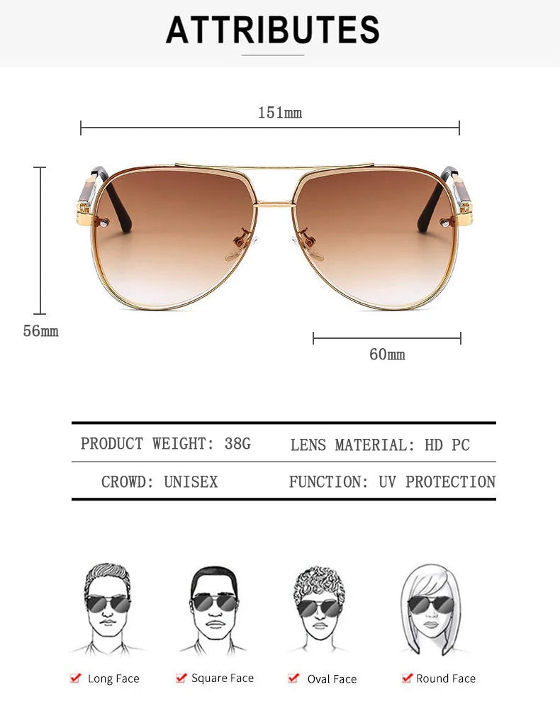 Oval Sunglasses Women Trendy Vintage Fashion Glasses Designer Sunglasses For Men Luxury Shades Dropshipping Gafas De Sol Hombre