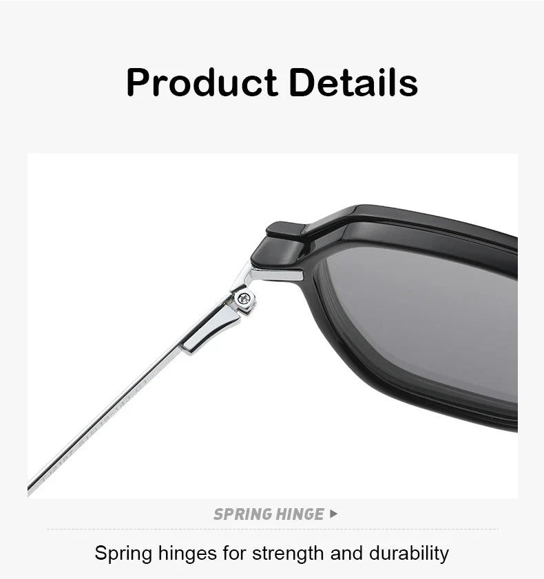 Magnetic Clip on Glasses Women Driving Polarised Polygonal Optical Myopia Eyewear Men Custom Prescription Glasses TJ2187