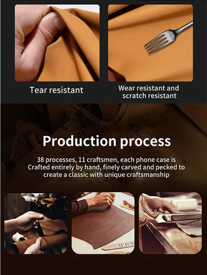 Crazy Horse Genuine Leather Flip Case For Apple iPhone 12 13 14 15 16 16e 17 Pro Max Plus Mini Air Phone Cover Card Cases