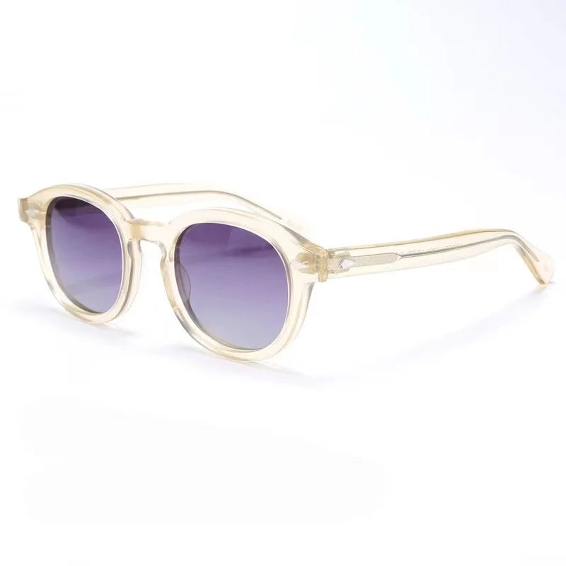 Premium Trendy Polarized Men Women Sun Glasses Vintage Acetate Frames Square Male Couple Eyewear