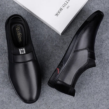 Upscale Genuine Leather Men Loafers Brown Black Cow Leather Penny Loafers Adult Office Career Mens Shoes Sneakers Driving Shoes