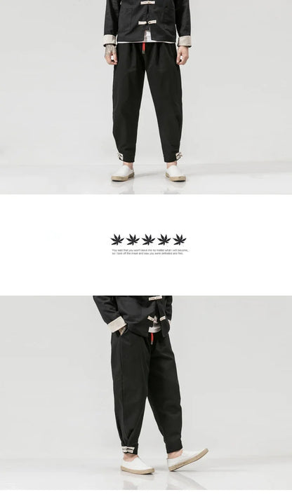 Kung Fu Coat Man Chinese Traditional Retro Autmn Long Sleeve Tang Suit Mandarin Collar Buckle Jacket Men Oriental Cotton Shirt