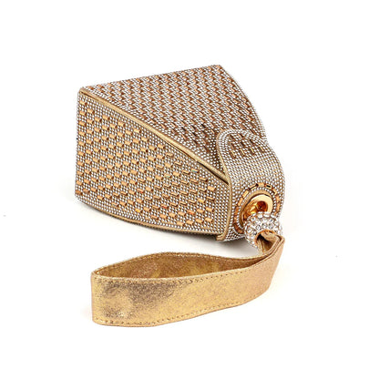 Fashion Lady Evening Bags Acrylic Day Clutch Triangle Design Diamonds Party Shoulder Handbags Banquet Purse