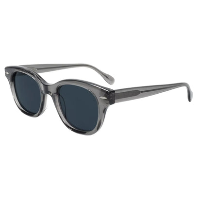 Transparent Grey Acetate Sunglasses Vintage Rivet UV400 Non Polarized Lens High Quality Unisex Sun Glasses