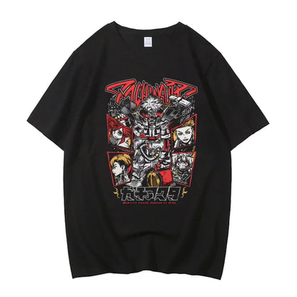 Japanese Anime Gachiakuta T-shirt Men Women T-shirt Hip Hop Y2k Female Male Clothing Harajuku High Quality Cotton Top