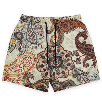 Summer Trend Motorcycle Shorts Mens Quick Dry Clothing Casual Short Pants Gym Fitness Sports Mesh Basketball Sweatpants
