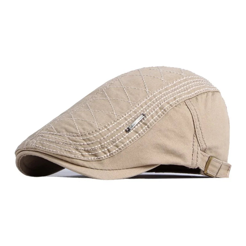 Men Women Beret Spring Autumn Cotton Flat Cap Ivy Gatsby Newsboy Hat Fashion Adjustable Vintage Cabbie Hats