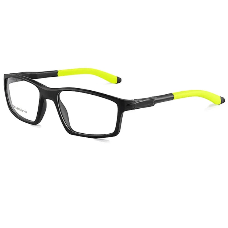 Geometry Sports Men Women Running Anti-dropout Reading Glasses TR90 Prescription Anti Blue Light Myopia Customized 9804