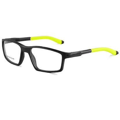 Geometry Sports Men Women Running Anti-dropout Reading Glasses TR90 Prescription Anti Blue Light Myopia Customized 9804