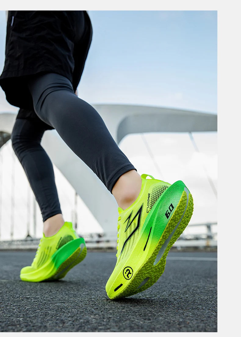 Running Shoes Carbon Board Profession Marathon Men Sports Breathable Lightweight Women's Comfortable Athletic Nonskid Sneakers
