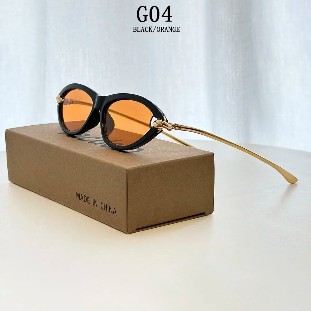 Cat Eye Sunglasses Women 2026 Designer Fashion Glasses Vintage Sunscreen Dropshipping Lentes De Sol Mujer Lunette Soleil Femme