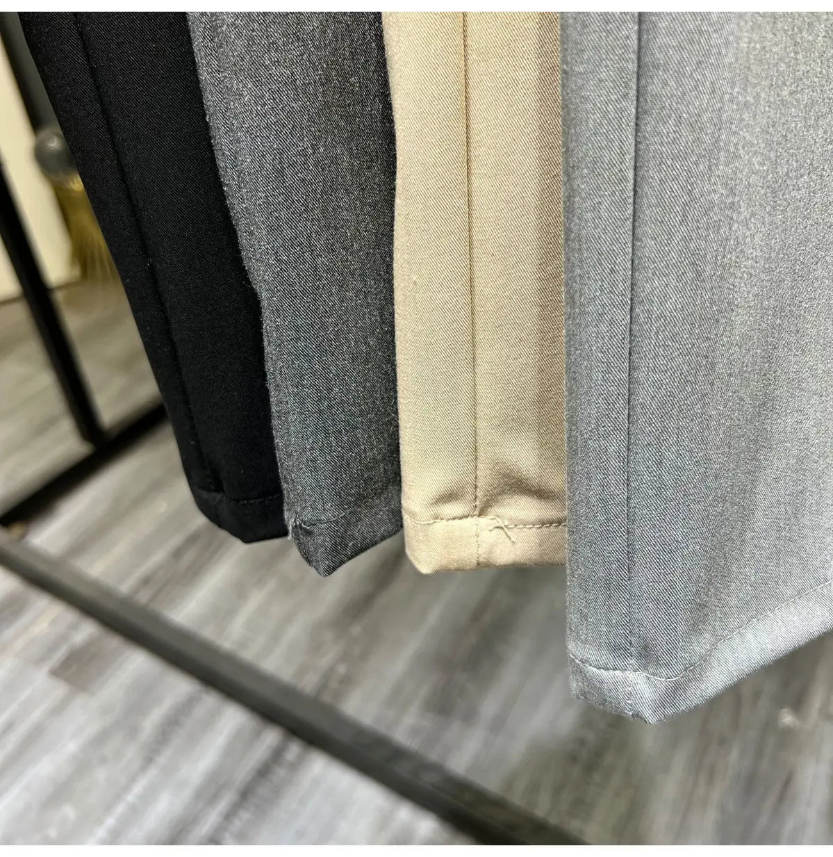 Men's Clothing Summer Fashion Business Casual All Match Suit Pants Formal Strecth Solid Straight Slim Trousers Pantalones Hombre