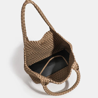Women's bag Premium Handwoven Nylon Shoulder Bag with Luxurious Finish Women Shoulder Bags
