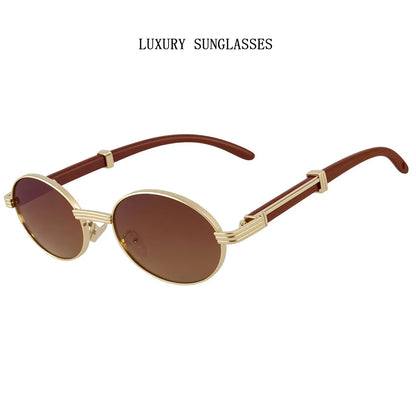Luxury Oval Sunglasses Women New Vacation Sunscreen Sunglass Woman Fashion Glasses Luxe Lunette Soleil Femme Lentes De Sol Mujer