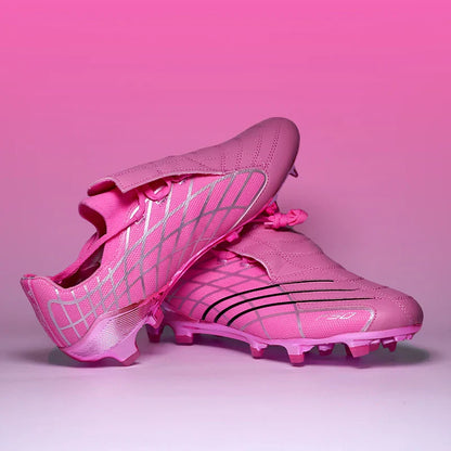 F50+ Professional Mens Soccer Shoes Training Non-Slip Turf Soccer Cleats Boys TF/FG Football Sneakers Man Chuteira Campo 39-45