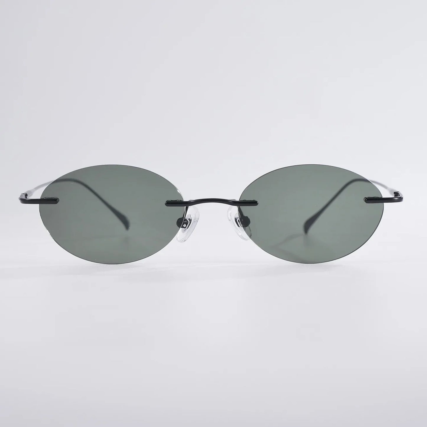 Fashion Frameless Women Polarized Sunglasses Travel Photography Sunglass Pure Titanium Frame Men Punk Sun Glasses Shades UV400