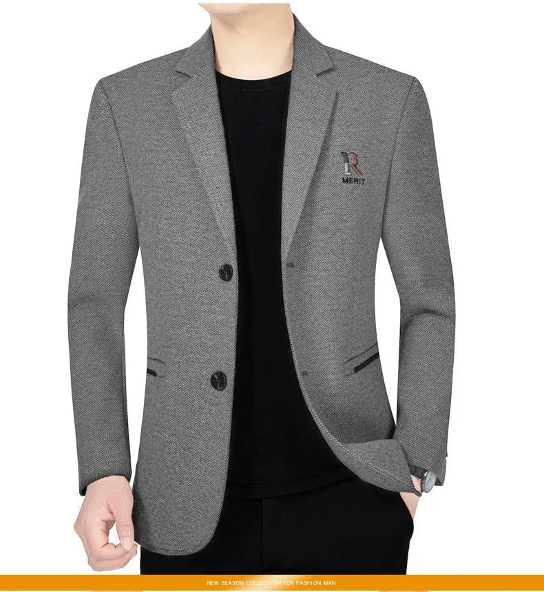 Brand 2026 Spring Business Blazer for Men Solid Autumn Casual Men's Jacket Blazer Fashion Single Breasted Suits Mens