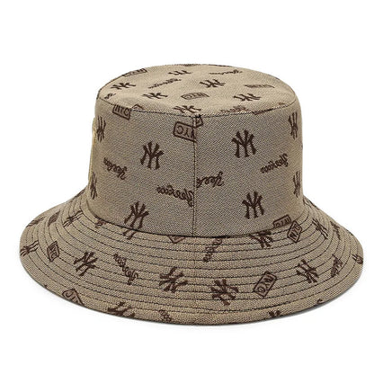 Unisex Letter Embroidery Fisherman Hat Women Summer Versatile Sunscreen Hats Sun Hat Men Trend Bucket Hats