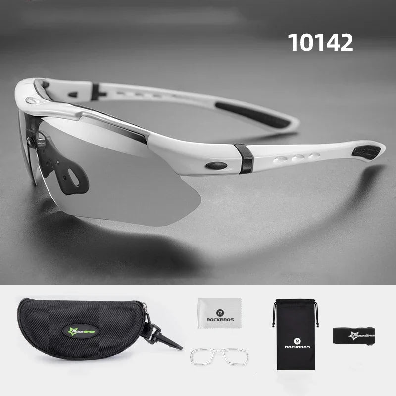 Bicycle Glasses Polarized Bike Sports Sunglasses Photochromic Men Women UV400 MTB Road Bike Goggles Outdoor Eyewear