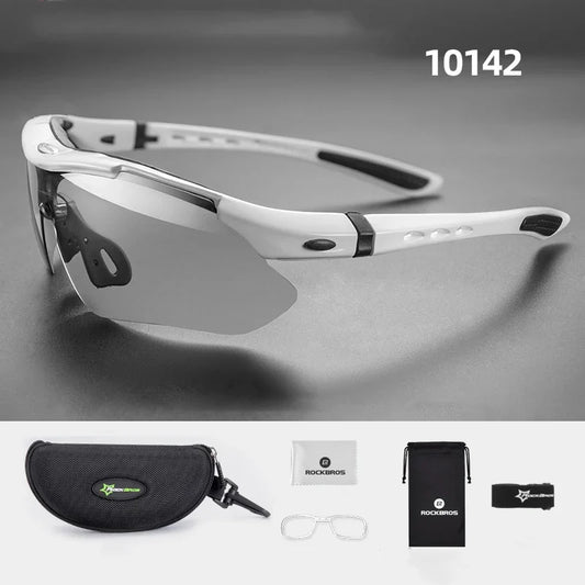 Bicycle Glasses Polarized Bike Sports Sunglasses Photochromic Men Women UV400 MTB Road Bike Goggles Outdoor Eyewear