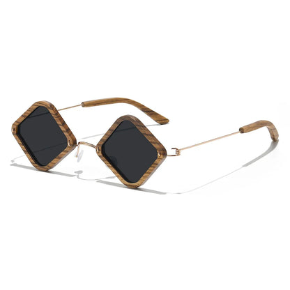 Wooden adult sunglasses, handcrafted Zebra wood polarized glasses, mirror-coated lenses, glasses gift box 2106
