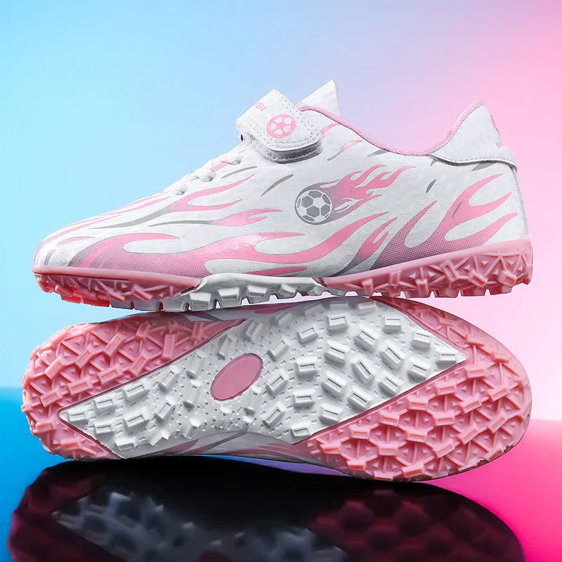 Children Football Boots Anti-slip Soccer Shoes Low-top Boy Ultralight Kid's High Quality Outdoor Grass Training Soccer Sneakers