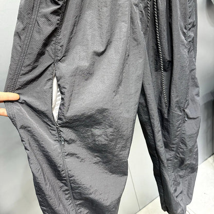 Mens Jogger Pants Outdoor Lightweight Water Repellent Quick Dry Functional Hiking Loose Baggy Trendy Cuffed Sweatpants Fashion