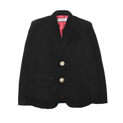 Boys Suit Jacket for Kids Formal Velvet Blazer School Uniforms