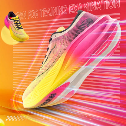 Professional Marathon Shoes Men Nylon Carbon Fiber Breathable Ultra Light  Race Running Sneakers Unisex