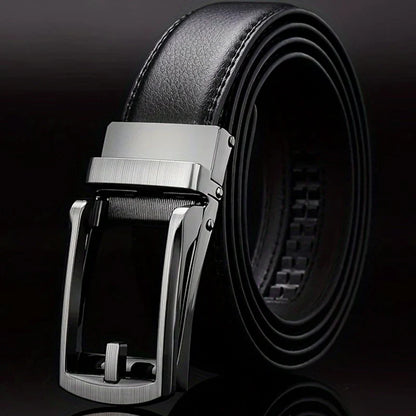 Men Belt Top Quality Cow Genuine Leather Men's Belt Cowhide Strap for Male Automatic Buckle Belts for Men Alloy Buckle Belt