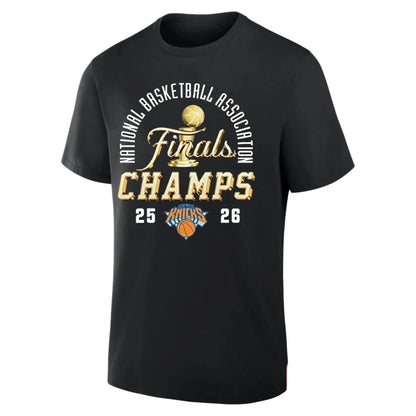 2026 New York Knicks Finals Champions Printed T shirt 100%Cotton Clothing Unisex Men‘s Women's T-Shirts Y2k Fan Tee Streetwear