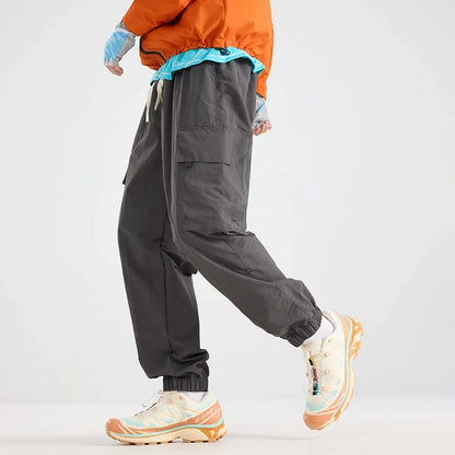Men's Water-repellent Hiking Cargo Pants Breathable  Fashion Cargo Pants Autumn Trousers Fishing Camping Pants Male
