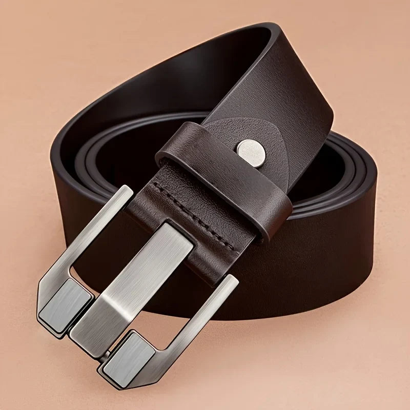 Unique Design For Men's Pin Buckle Belt Simple Fashion Men's Casual Business Belt Trendy Men's Waist Accessories Wholesale