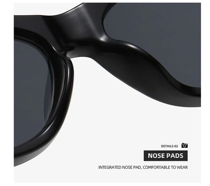 Designer Cat Eye Sunglasses Women Trendy 2026 Fashion Glasses Vacation Shades Luxe  Lunette Soleil Femme Lentes De Sol Mujer Sun
