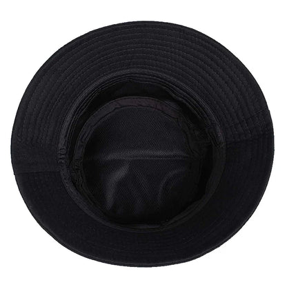 Unisex LOS ANGELES Letter Sticker Bucket Hats Fishermen Caps Outdoor Casual Cap Sunscreen Hat