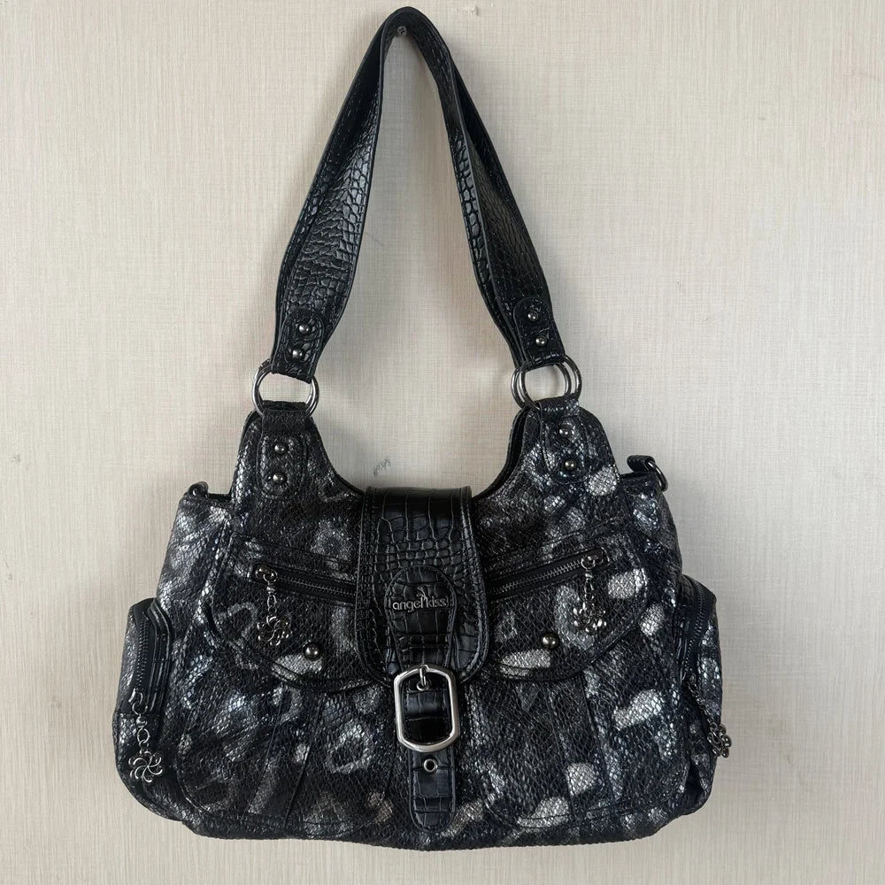 Vintage Women Handbags PU Shoulder Bag Satchel Top-handle Shoulder Bag Fashion Dumpling Pack Multi-pockets Shoulder Bags