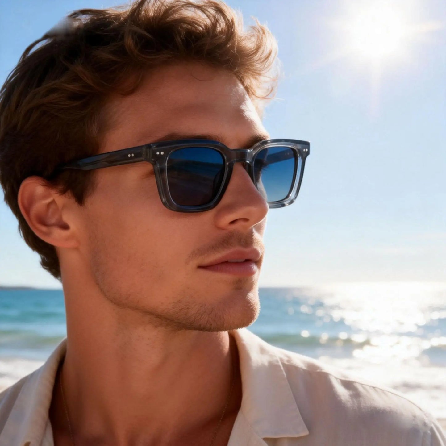 High Quality Acetate Men Polarized Sunglasses Women Tourism Driving Sun Protection UV400 Sun Glasses Support Prescription Lenses