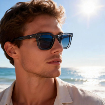 High Quality Acetate Men Polarized Sunglasses Women Tourism Driving Sun Protection UV400 Sun Glasses Support Prescription Lenses