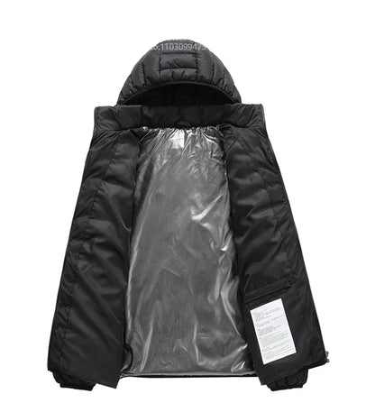 Heated Jacket Men Women Cold-Proof Winter Self Heated Jacket Skiing USB Heated Clothing 2-21 Areas S-6XL Washed Hiking Coats