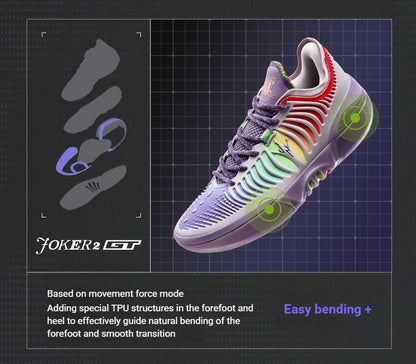 Joker 2 GT Men Basketball Shoes New Trendy Leather Breathable Shock-Absorbing Wear-resistant Male Sneakers 672611111