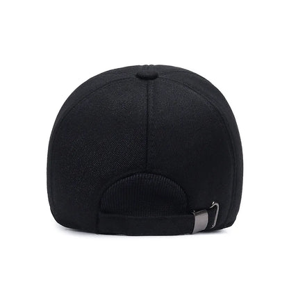 Auturnn Thick Warm Men Winter Baseball Cap With Ear Flaps, Ideal choice for Gifts