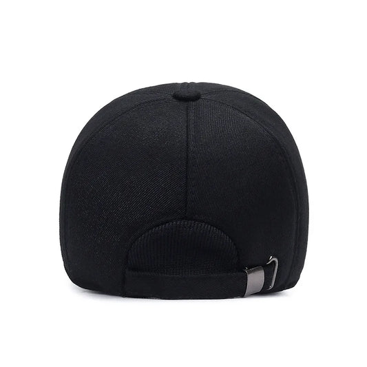 Auturnn Thick Warm Men Winter Baseball Cap With Ear Flaps, Ideal choice for Gifts