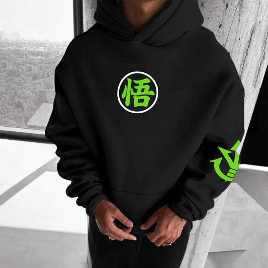 Dragon Ball Men's Hoodie Sweater Broly Japanese Anime Summer Autumn New Boys Children's Long Sleeve Y2k Parent-Child Wear