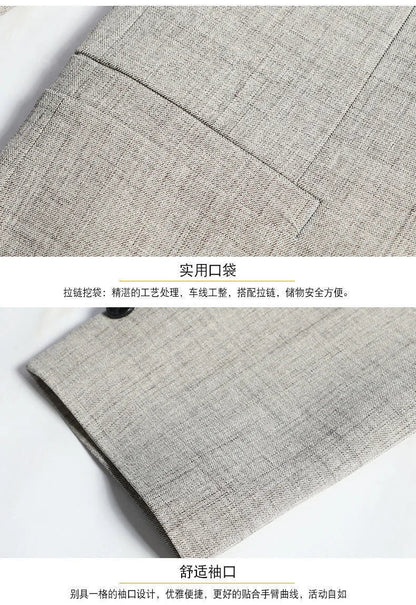 2025 New Men Suit Jacket Thin Blazers Spring Autumn Solid Business Casual Suit Jacket Men Clothing Blazer Hombre Coats