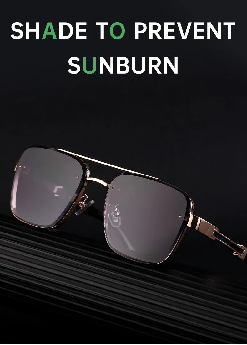 Retro Square Sunglasses For Men Sunscreen Vintage Sunglasses Women Trendy And Fashionable Fashion Glasses Gafas De Sol Hombre