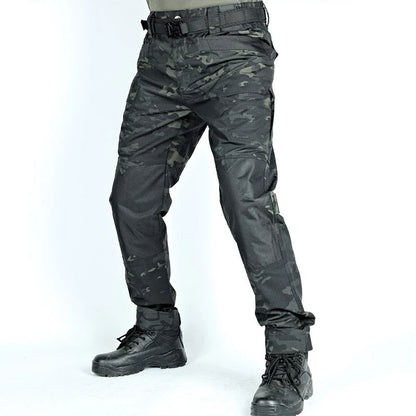 Camouflage Men Pants Tactical Cargo Pants Splash-Proof Men's Trousers Anti-Tear Multi-Pockets Outdoor Hiking Working Pant New